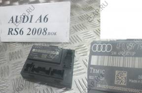 БЛОК УПРАВЛЕНИЯ МОДУЛЬ ДВЕРИ 4F0959792P AUDI A6 RS6 2008