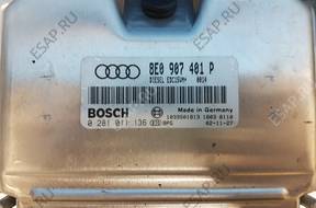 БЛОК УПРАВЛЕНИЯ   МОДУЛЬ ДВИГАТЕЛЯ AUDI 8E0907401P