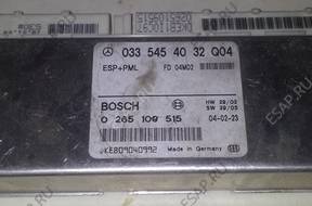 БЛОК УПРАВЛЕНИЯ МОДУЛЬ ESP PML MERCEDES 0335454032