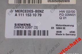 БЛОК УПРАВЛЕНИЯ МОДУЛЬ MERCEDES W203 C180 1,8 A1111531079