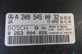 БЛОК УПРАВЛЕНИЯ МОДУЛЬ PDC MERCEDES W209 CLK A2095450032