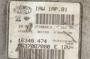 БЛОК УПРАВЛЕНИЯ   МОДУЛЬ PEUGEOT 206 IAW1AP.81