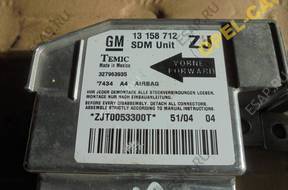 БЛОК УПРАВЛЕНИЯ МОДУЛЬ ПОДУШЕК OPEL MERIVA A 13158712 ZJ