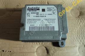 БЛОК УПРАВЛЕНИЯ МОДУЛЬ ПОДУШЕК PEUGEOT 207 9663593480