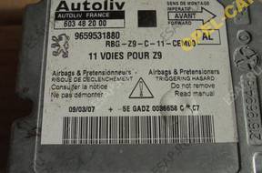 БЛОК УПРАВЛЕНИЯ МОДУЛЬ ПОДУШЕК PEUGEOT 207 9663593480
