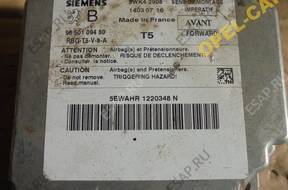 БЛОК УПРАВЛЕНИЯ МОДУЛЬ ПОДУШЕК PEUGEOT 307 9650109480