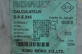 БЛОК УПРАВЛЕНИЯ МОДУЛЬ RENAULT CLIO II 1.5 DCI 8200222352