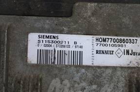 БЛОК УПРАВЛЕНИЯ МОДУЛЬ   RENAULT S115300211 B