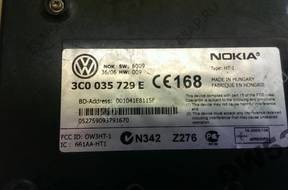 БЛОК УПРАВЛЕНИЯ МОДУЛЬ TELEFONU i BLUETOOTH 3C0035729E