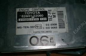 БЛОК УПРАВЛЕНИЯ МОДУЛЬ TOYOTA YARIS 1.0 89661-52060 1SZ-FE