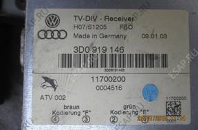 БЛОК УПРАВЛЕНИЯ МОДУЛЬ TUNERA TV VW PHAETON 3D0919146