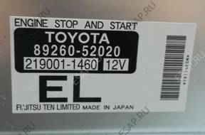 БЛОК УПРАВЛЕНИЯ   МОДУЛЬ YARIS II 1.3 89260-52020
