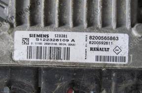 БЛОК УПРАВЛЕНИЯ MODUS 07 1.5 DCI   8200565863
