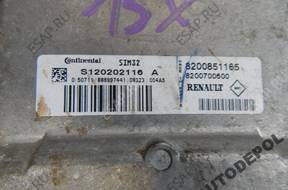 БЛОК УПРАВЛЕНИЯ   MODUS 1.2 TCE 16V  8200851165