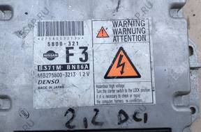 БЛОК УПРАВЛЕНИЯ NISSAN ALMERA   BN86A 5800-321 F3