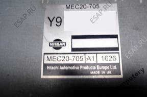 БЛОК УПРАВЛЕНИЯ NISSAN ALMERA TINO mec20705 y9 mec20-705