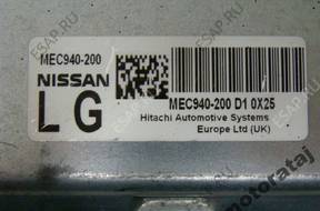 БЛОК УПРАВЛЕНИЯ NISSAN JUKE MEC940200 LG D10X25
