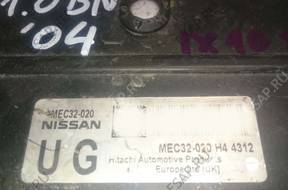 БЛОК УПРАВЛЕНИЯ NISSAN MICRA 1.0 1.2 MEC32-020 UG