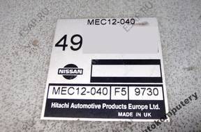 БЛОК УПРАВЛЕНИЯ NISSAN PRIMERA 2.0 mec12040 mec12-040 49