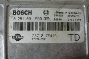 БЛОК УПРАВЛЕНИЯ   NISSAN TERRANO 2,7TD 0281001550