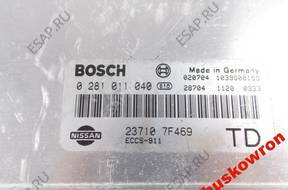БЛОК УПРАВЛЕНИЯ NISSAN TERRANO II 2.7 0281011040