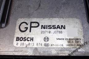 БЛОК УПРАВЛЕНИЯ NISSAN X-TRAIL 23710jg78b 0281013874