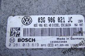 БЛОК УПРАВЛЕНИЯ OCTAVIA 2.0 TDI  03G906021JC  0281013619