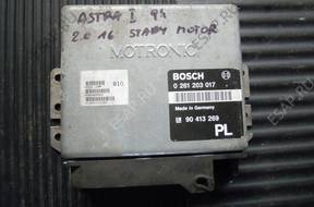 БЛОК УПРАВЛЕНИЯ   OPEL 0261203017 90413269 ASTRA