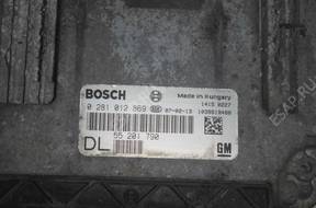 БЛОК УПРАВЛЕНИЯ   OPEL 0281012869 DL 55201790