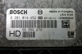 БЛОК УПРАВЛЕНИЯ OPEL 0281014452 55566279HD