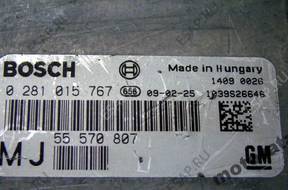 БЛОК УПРАВЛЕНИЯ   OPEL 0281015767 55570807 MJ 1.9