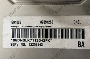 БЛОК УПРАВЛЕНИЯ OPEL 09391263 86DNSLK7113042FK  DNSL BA