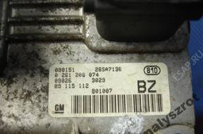 БЛОК УПРАВЛЕНИЯ OPEL 1.2 16V   0261206074 BZ