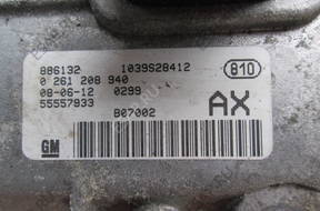 БЛОК УПРАВЛЕНИЯ OPEL 1.2 16V MERIVA  Z12XEP 0261208940 AX