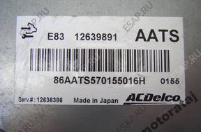 БЛОК УПРАВЛЕНИЯ OPEL 12639891 E83 AATS ACDELCO