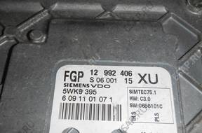 БЛОК УПРАВЛЕНИЯ   OPEL 12992406 XU 5WK9 395