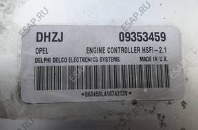 БЛОК УПРАВЛЕНИЯ OPEL 1.4 16V Z14XE 09353459 DHZJ hsfi2.1
