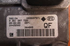 БЛОК УПРАВЛЕНИЯ OPEL 1.4 16V Z14XEP ASTRA H 0261207722QF