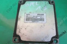 БЛОК УПРАВЛЕНИЯ   OPEL 1.6 16V 09353509 DJTY