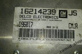 БЛОК УПРАВЛЕНИЯ Opel 1.6 8v 16214239 JS