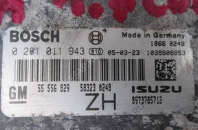БЛОК УПРАВЛЕНИЯ OPEL 1.7 CDTI ASTRA 3 III H 0281011943