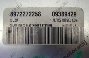 БЛОК УПРАВЛЕНИЯ OPEL 1.7 ISUZU 8972272258 09389429