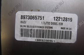 БЛОК УПРАВЛЕНИЯ OPEL 1.7 ISUZU   8973065751