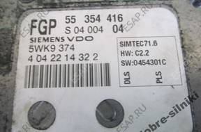 БЛОК УПРАВЛЕНИЯ   OPEL 1.8 16V Z18XER 55354416