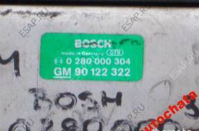 БЛОК УПРАВЛЕНИЯ   OPEL 1.8 90122322 0280000304
