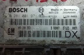 БЛОК УПРАВЛЕНИЯ OPEL 2.0 DTI 0281001971 09180353 DX