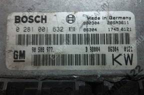БЛОК УПРАВЛЕНИЯ OPEL 2.0 X20DTL 0281001632 90508977 KW