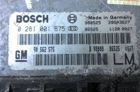 БЛОК УПРАВЛЕНИЯ OPEL 2.0 X20DTL 0281001675 90562575 LM