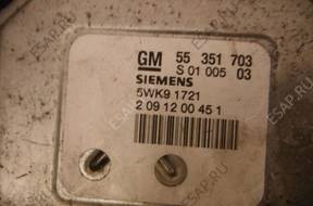 БЛОК УПРАВЛЕНИЯ   OPEL 55351703 S0100503