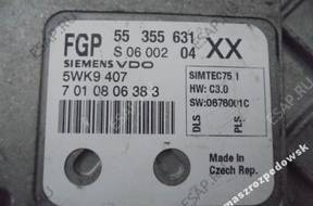 БЛОК УПРАВЛЕНИЯ   OPEL 5WK9407 55355631